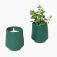 Modern Sprout® Rooted Candle, 6 oz. Soy-Blend in Ceramic Vessel