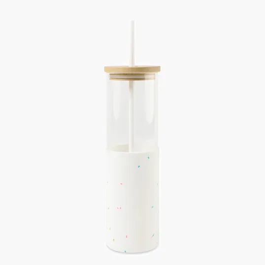 Aviana™ Journey Glass Tumbler with Straw, 20 oz — view 3