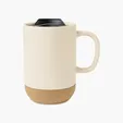 Valo Ceramic Lidded Mug, 14 Oz. — view 2