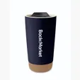 Valo Ceramic Tumbler, 16 Oz. Cork-Wrapped Travel Cup — view 6