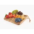 La Cuisine™ Acacia Wood Cheese & Fruit Board