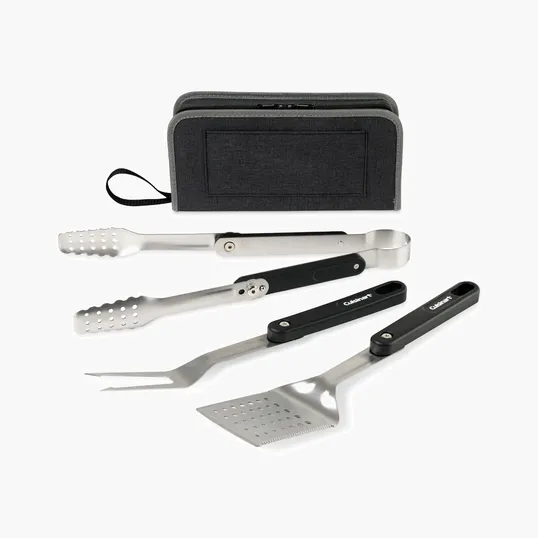 Cuisinart Outdoors® 4-Piece Folding Grill Tool Set
