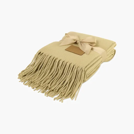 Everlasting Throw Blanket with Faux Leather Patch — view 2