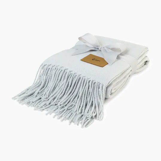 Everlasting Throw Blanket with Faux Leather Patch — view 9