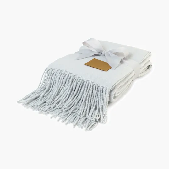 Everlasting Throw Blanket with Faux Leather Patch — view 5