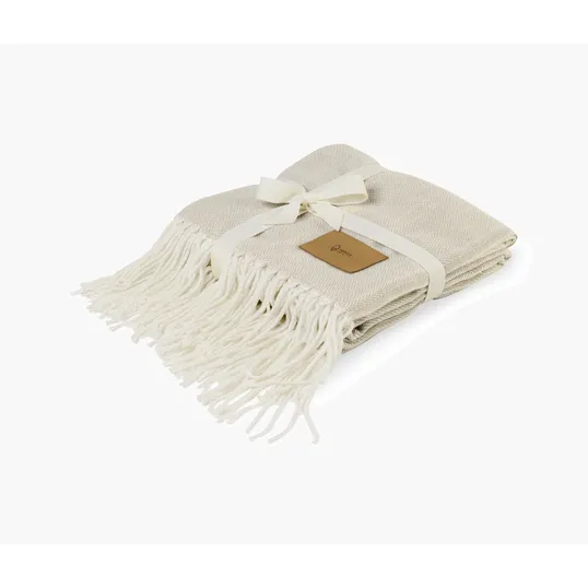 Everlasting Throw Blanket with Faux Leather Patch — view 8