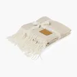 Everlasting Throw Blanket with Faux Leather Patch — view 3