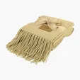 Everlasting Throw Blanket with Faux Leather Patch — view 7