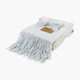 Everlasting Throw Blanket with Faux Leather Patch — view 9