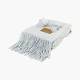 Everlasting Throw Blanket with Faux Leather Patch — view 5