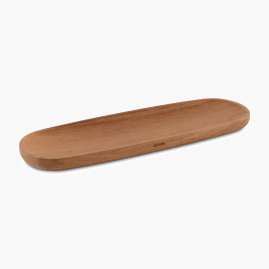 La Cuisine™ Oval Acacia Wood Tray — view 2
