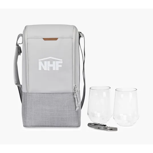 Parkview Recycled rPET Insulated Wine-to-Go Carry Tote — view 2
