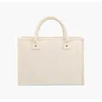Market Street Canvas Tote with Antique Brass Rivets — view 2
