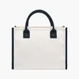 Market Street Canvas Tote with Antique Brass Rivets — view 3
