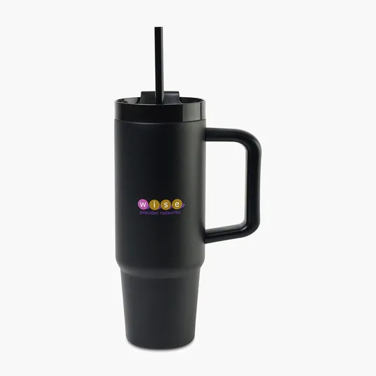 Adrian 30 oz. Travel Tumbler with Straw — view 2