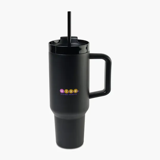 Adrian 40 oz. Travel Tumbler with Straw — view 3