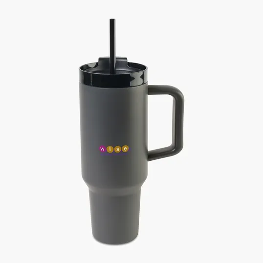 Adrian 40 oz. Travel Tumbler with Straw — view 4