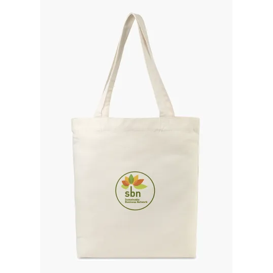 Recycled Cotton Gusset Bottom Tote - AWARE™ — view 5