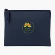 Recycled Cotton Zippered Pouch with AWARE™ Tracker — view 8