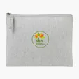 Recycled Cotton Zippered Pouch with AWARE™ Tracker — view 6
