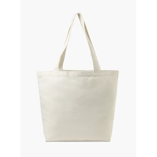 Recycled Cotton Shopper Tote with Interior Pocket - AWARE™ — view 3