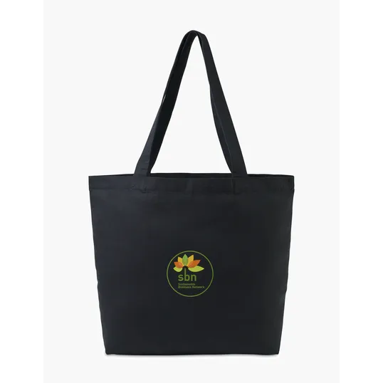 Recycled Cotton Shopper Tote with Interior Pocket - AWARE™ — view 5