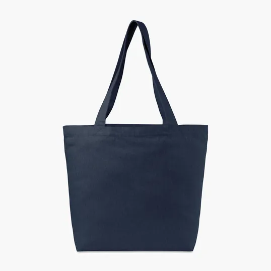 Recycled Cotton Shopper Tote with Interior Pocket - AWARE™ — view 4