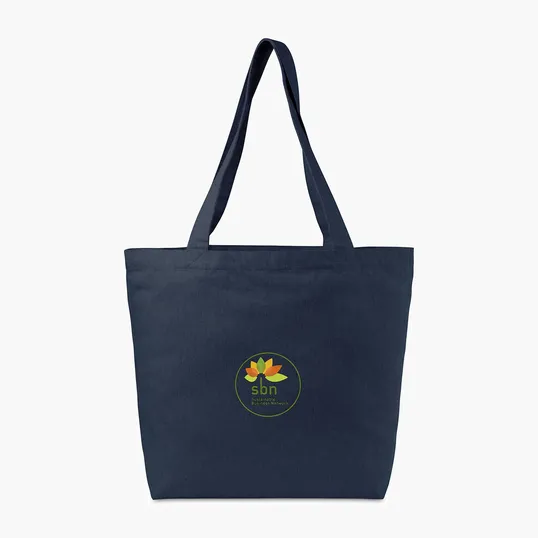 Recycled Cotton Shopper Tote with Interior Pocket - AWARE™ — view 8