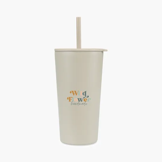 Aviana™ Rowan Recycled Straw Tumbler, 17 oz. — view 7