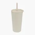 Aviana™ Rowan Recycled Straw Tumbler, 17 oz. — view 3