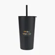 Aviana™ Rowan Recycled Straw Tumbler, 17 oz. — view 5