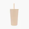 Aviana™ Rowan Recycled Straw Tumbler, 17 oz. — view 4