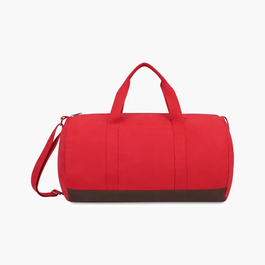 Ivy Recycled Cotton Barrel Duffel, AWARE™ — view 3