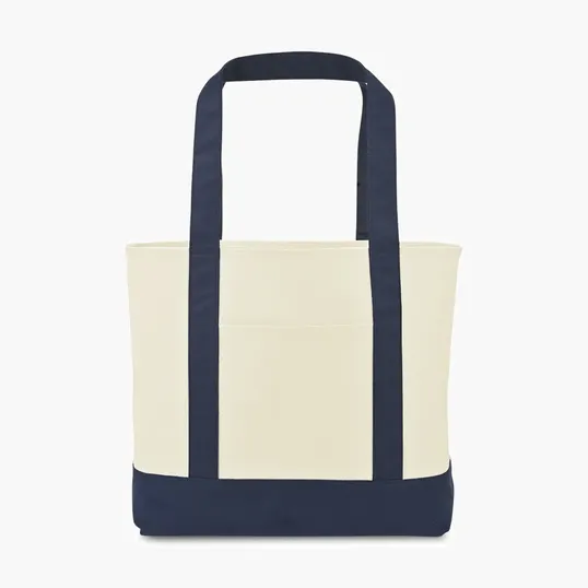 Large Canvas Tote with Front Pocket — view 5