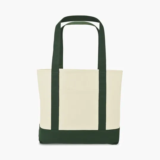 Large Canvas Tote with Front Pocket — view 2