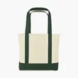 Large Canvas Tote with Front Pocket — view 2