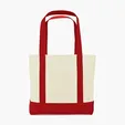 Large Canvas Tote with Front Pocket — view 3