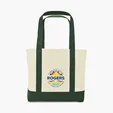 Large Canvas Tote with Front Pocket — view 7