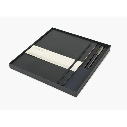 Moleskine® X-Large Notebook and Kaweco Pen Gift Set