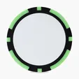 Ahead 2-Sided Poker Chip Ball Marker — view 2