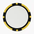 Ahead 2-Sided Poker Chip Ball Marker — view 7
