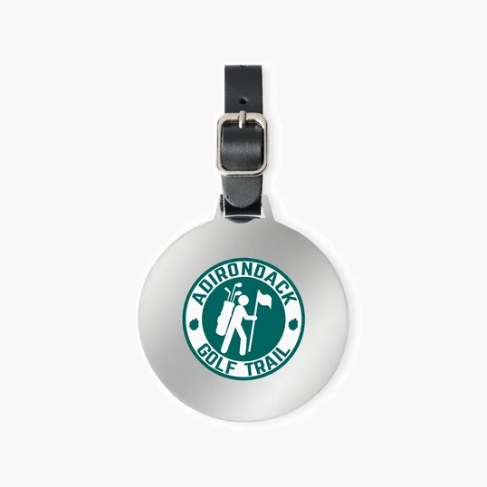 Ahead Large Round Golf Bag Tag — view 3