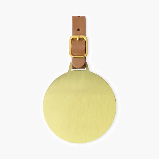 Ahead Large Round Golf Bag Tag — view 2