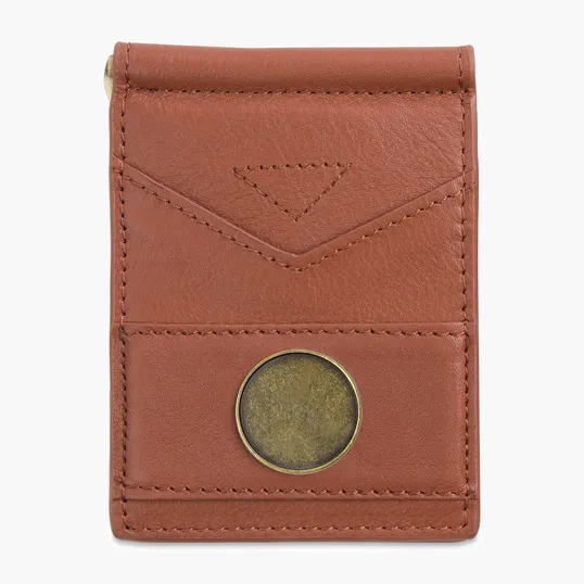 Ahead Folding Leather Wallet with Ball Marker — view 2