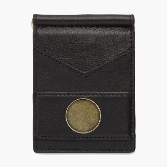 Ahead Folding Leather Wallet with Ball Marker