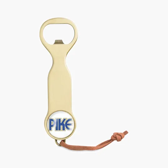 Ahead Antique Brass Bottle Opener with Ball Marker — view 2