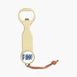 Ahead Antique Brass Bottle Opener with Ball Marker — view 2