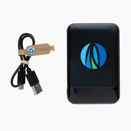 Recycled Plastic 5,000 mAh Powerbank — view 2
