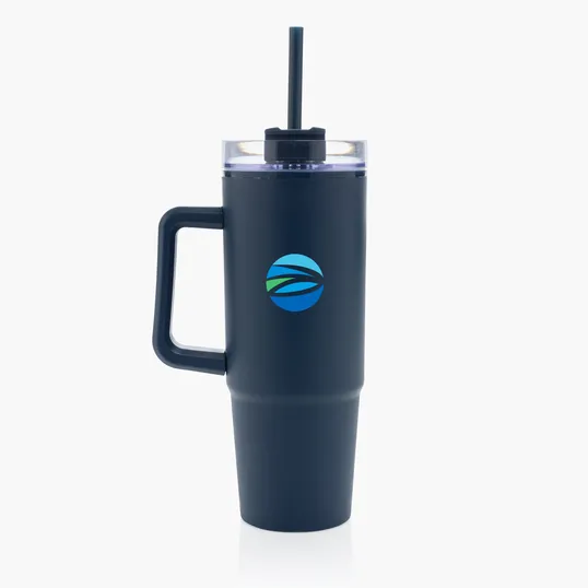 XD Connects Tana Double Wall Plastic Tumbler with Handle, 900ml — view 6