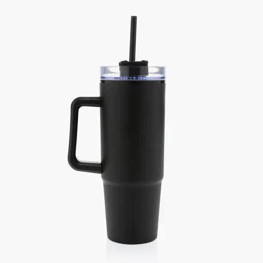 XD Connects Tana Double Wall Plastic Tumbler with Handle, 900ml